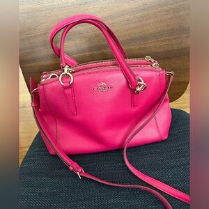 Coach hot pink purse